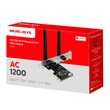 Kép 2/5 - MERCUSYS Wireless Adapter PCI-Express 5.0 Dual Band AC1200 Bluetooth, MA30E