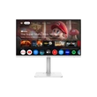 Kép 1/5 - MSI Monitor Business Modern MD272UPSW 27" UHD, 3840x2160, 60Hz, IPS, 4ms, HDMI, DP, USB-C, White - SMART