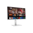 Kép 2/5 - MSI Monitor Business Modern MD272UPSW 27" UHD, 3840x2160, 60Hz, IPS, 4ms, HDMI, DP, USB-C, White - SMART