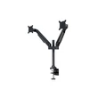 Kép 5/9 - MULTIBRACKETS 2 karos asztali konzol, M VESA Gas Lift Arm Dual Black (15-32", max.VESA: 100x100 mm, 10 kg)