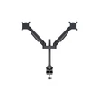 Kép 3/9 - MULTIBRACKETS 2 karos asztali konzol, M VESA Gas Lift Arm Dual Black (15-32", max.VESA: 100x100 mm, 10 kg)