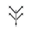 Kép 3/9 - MULTIBRACKETS 4 karos asztali konzol, M VESA Gas Lift Arm Quad Black (15-32", max.VESA: 100x100 mm, 10 kg)