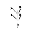 Kép 5/9 - MULTIBRACKETS 4 karos asztali konzol, M VESA Gas Lift Arm Quad White (15-32", max.VESA: 100x100 mm, 10 kg)