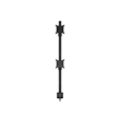 Kép 2/5 - MULTIBRACKETS Asztali konzol (2 képernyős rögzítőkar), M VESA Deskmount Officeline Dual Vertical Black (15-30")