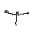 Kép 1/8 - MULTIBRACKETS Asztali konzol (3 képernyős rögzítőkar), M Deskmount Basic Triple (15-27", max.VESA: 100x100 mm, 8 kg)