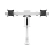 Kép 3/9 - MULTIBRACKETS Gas Lift asztali konzol (2 képernyős rögzítőkar), M VESA Gas Lift Arm Single White w. Duo Crossbar (15-28"
