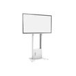 Kép 3/5 - MULTIBRACKETS Motoros padlóállvány, M Motorized Floorbase Flip 2 incl cabinet 120kg White (42-100")