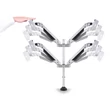 Kép 2/9 - MULTIBRACKETS 4 karos asztali konzol, M VESA Gas Lift Arm Quad Silver (15-32", max.VESA: 100x100 mm, 10 kg)
