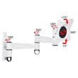 Kép 8/9 - MULTIBRACKETS Fali konzol, M VESA Flexarm 360 III White 75 100 200 (15-32", max.VESA: 200x200 mm, 15 kg)