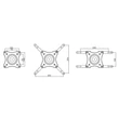 Kép 6/9 - MULTIBRACKETS Fali konzol, M VESA Flexarm 360 III White 75 100 200 (15-32", max.VESA: 200x200 mm, 15 kg)