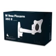 Kép 4/9 - MULTIBRACKETS Fali konzol, M VESA Flexarm 360 II Black 75 100 200 (15-32", max.VESA: 200x200 mm, 15 kg)
