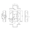 Kép 5/7 - MULTIBRACKETS Mennyezeti konzol, M Universal Projector Ceiling Mount 300-480 with Finetune