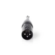 Kép 1/3 - Nedis COTP15942BK 6,35 Jack dugó - 3P XLR dugó adapter