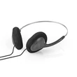 Kép 4/5 - Nedis HPWD1101BK vezetékes fejhallgató, füldbe helyezhető, 3,5 mm, 1,2 m
