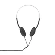Kép 1/5 - Nedis HPWD1101BK vezetékes fejhallgató, füldbe helyezhető, 3,5 mm, 1,2 m