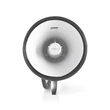 Kép 2/5 - Nedis MEPH200WT megafon, beépített sziréna, hatótávolság 1500 m, 135dB, levehető mikrofon, 25W