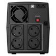 Kép 2/2 - NJOY Szünetmentes 1500VA - Keen 1500 USB (4 Schuko, line-interaktív, fekete)