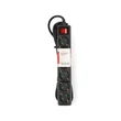 Kép 2/2 - Nedis ESOC650F2BK 6 aljzatos kapcsolós (6-os) elosztó, 5 m, 3680 W, 16 A