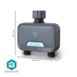 Kép 5/5 - Nedis BTWV20GY okos Bluetooth® automata víz / locsolás vezérlő, elemes táp