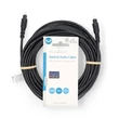 Kép 1/3 - Nedis CAGL25000BK100 optikai audio kábel, TosLink dugó, hossz 10m