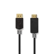 Kép 1/3 - Nedis CCBW37100AT20 displayport dugó -  HDMI dugó kábel, 4K@30Hz, aranyozott, 2 m
