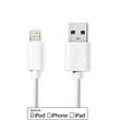 Kép 1/4 - Nedis CCGL39300WT10 USB 2.0 | Apple Lightning 8-Pin kábel MFI engedélyes Apple chipkészlettel