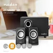 Kép 5/5 - Nedis CSPR10021BK PC (hangfal) hangszóró 2.1, 33 W, 3,5mm sztereo jack