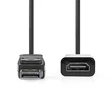 Kép 2/3 - Nedis CCGB37150BK02 Display - HDMI adapter, 4K@30Hz Nikkelezett 0,20 m