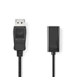 Kép 1/3 - Nedis CCGB37150BK02 Display - HDMI adapter, 4K@30Hz Nikkelezett 0,20 m