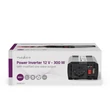 Kép 4/5 - Nedis PIM30012FGY 12V DC - 230V AC inverter, 300W, csatlakozás: szivargyújtós, akku csipesz