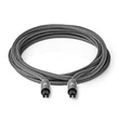 Kép 2/5 - Nedis Profigold CATB25000GY10 optikai kábel, toslink, 1m
