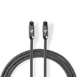 Kép 1/5 - Nedis Profigold CATB25000GY10 optikai kábel, toslink, 1m