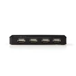 Kép 5/5 - Nedis UHUBU2730BK aktív 7 portos USB HUB, USB 2.0, 5V táp
