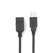 Kép 2/3 - Nedis CCGL60010BK10 USB A-A (Male/Female) hosszabító / toldó kábel, USB2.0, hossz: 1m