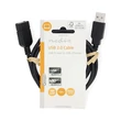 Kép 3/3 - Nedis CCGL60010BK10 USB A-A (Male/Female) hosszabító / toldó kábel, USB2.0, hossz: 1m