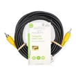 Kép 3/3 - Nedis CVGL24100BK50 composite videó kábel, RCA dugó - RCA dugó, hossz 5m