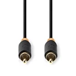 Kép 1/3 - Nedis CABW24170AT20 digitális koax kábel, 2 x aranyozott RCA, hossz 2m