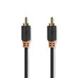 Kép 2/3 - Nedis CABW24170AT20 digitális koax kábel, 2 x aranyozott RCA, hossz 2m