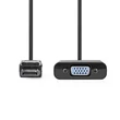 Kép 1/3 - Nedis CCGB37351BK02 displayport dugó - HDMI aljzat adapter