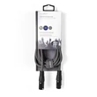 Kép 1/3 - Nedis COTH15010GY30 félprofi XLR audio kábel, XLR dugó - aljzat, 3m, rugalmas