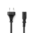 Kép 1/3 - Nedis CEGL11040BK50 táp kábel IEC-320-C7, 2 x 0.75 mm, hossz 5m