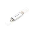 Kép 1/2 - PLATINET Pendrive, AX-Depo, 32GB, USB 2.0 + MicroUSB Android telefonokhoz és tabletekhez, ezüst