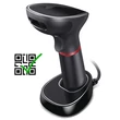 Kép 1/3 - POLPOS PS-220BT Bluetooth vonalkódolvasó dokkolóval, nagyteljesítményű CMOS képérzékelő, 1D&2D olvasás