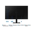 Kép 5/5 - SAMSUNG B2B 32" VA monitor, 3840x2160, 16:9, 350cd/m, 5ms, HDMI/DP/3xUSB