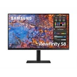 Kép 2/5 - SAMSUNG IPS monitor 27" S8, 3840x2160, 16:9, 350cd/m2, 5ms, HDMI/DisplayPort/3xUSB/USB-C/LAN, Pivot