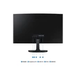 Kép 5/5 - SAMSUNG Ívelt VA monitor 24" S36GD, 1920x1080, 16:9, 250cd/m2, 4ms, HDMI/VGA