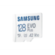 Kép 2/5 - SAMSUNG Memóriakártya, EVO Plus microSD kártya (2021) 128GB, CLASS 10, UHS-1, U3, V30, A2, + Adapter, R130/W