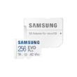 Kép 4/5 - SAMSUNG Memóriakártya, EVO Plus microSD kártya (2021) 256GB, CLASS 10, UHS-1, U3, V30, A2, + Adapter, R130/W