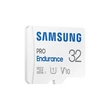 Kép 3/5 - SAMSUNG Memóriakártya, PRO Endurance microSD kártya 32GB, CLASS 10, UHS-I (SDR104), + SD Adapter, R100/W30