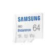 Kép 2/5 - SAMSUNG Memóriakártya, PRO Endurance microSD kártya 64GB, CLASS 10, UHS-I (SDR104), + SD Adapter, R100/W30